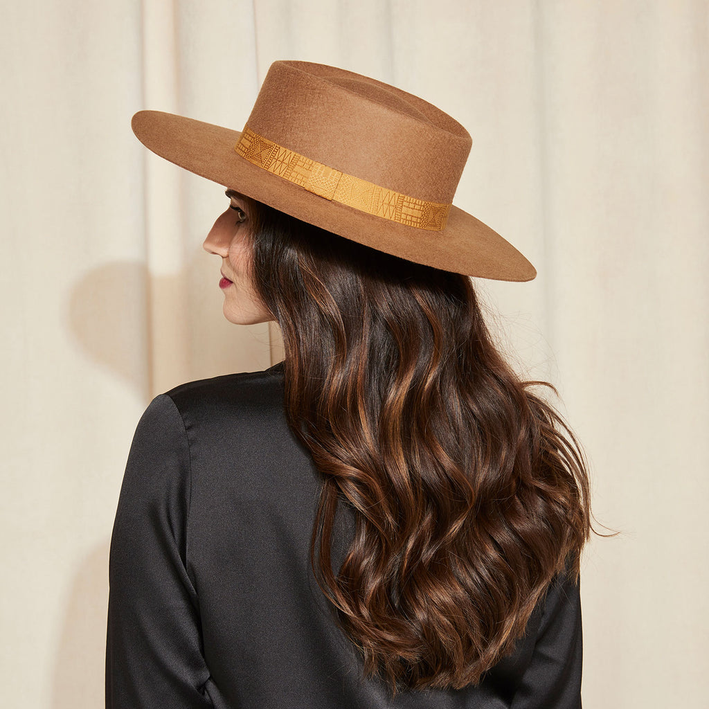 Lack of Color | The Mirage | Brown Women's Wool Hat | 55cm (S) | Designer Hats | Express Shipping Available