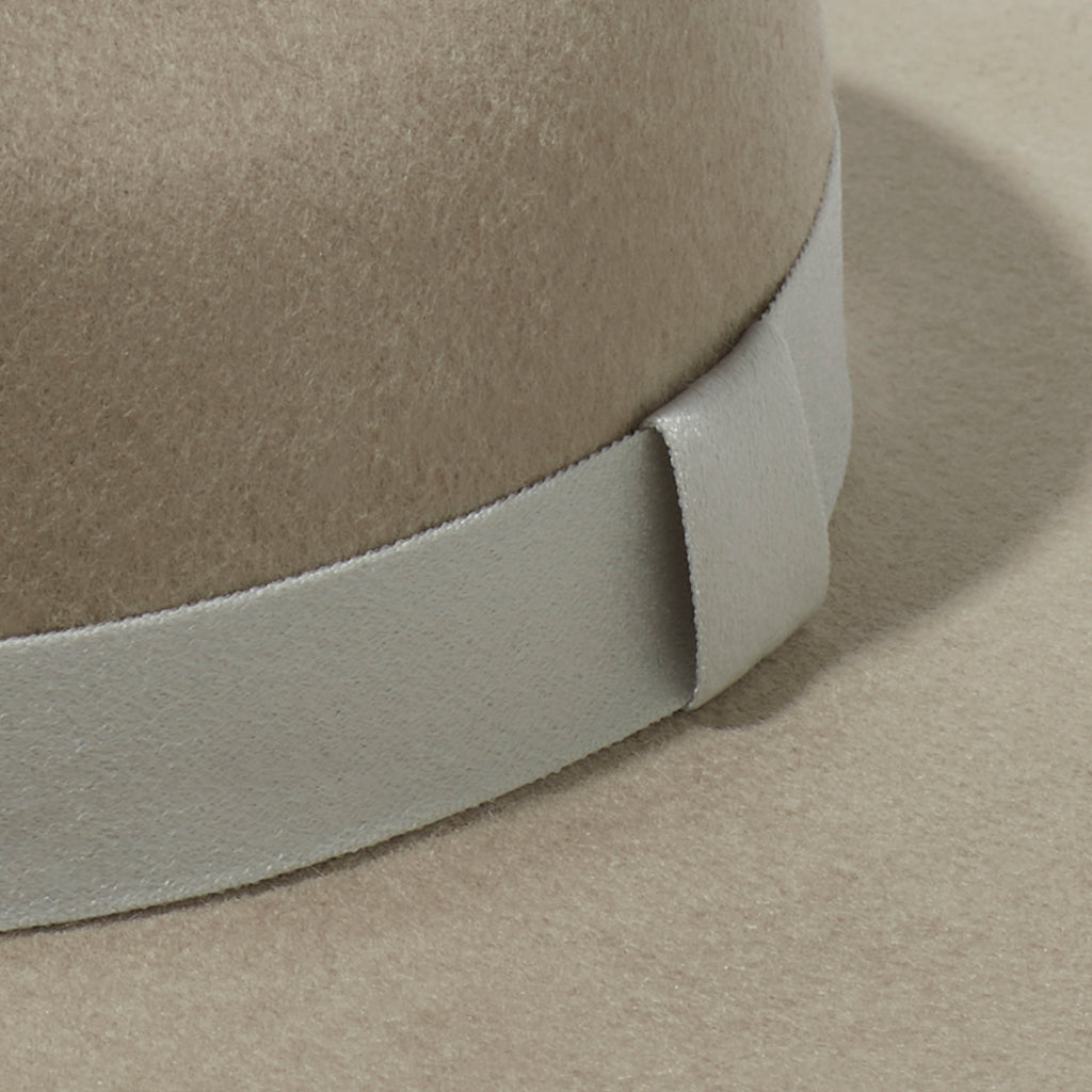 Textured Silk Trim Ribbon for Silver Sand